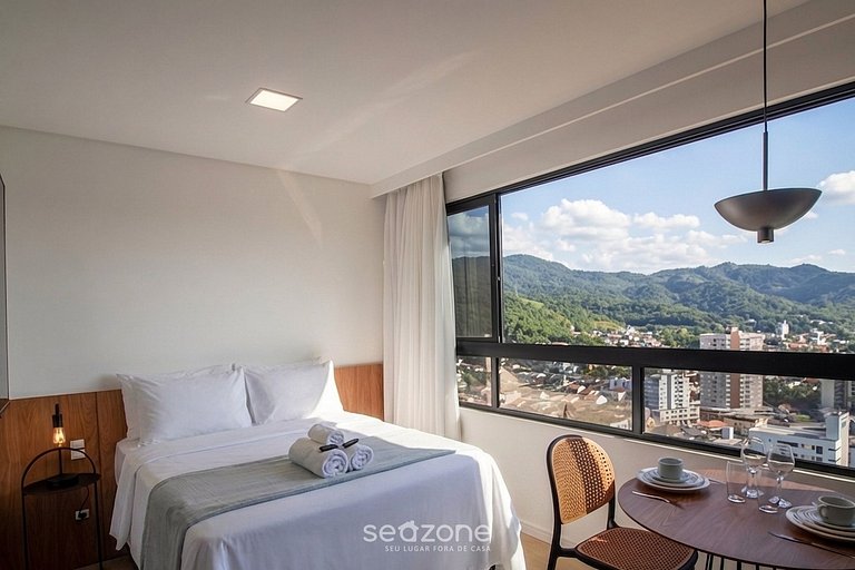 Studio em Cond. c/ Piscina em Blumenau PIN1904