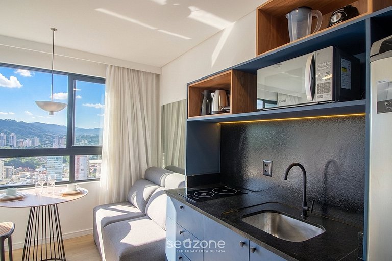 Studio em Cond. c/ Piscina em Blumenau PIN1904