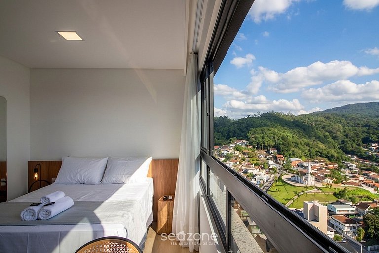 Studio en Cond. c/ Piscina en Blumenau PIN1904