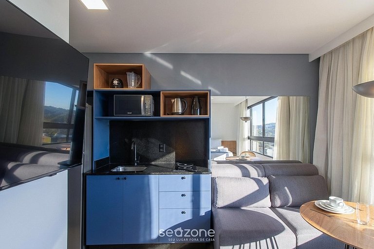 Studio em Cond. c/ Piscina no Bairro Velha PIN1903