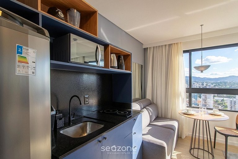 Studio em Cond. c/ Piscina no Bairro Velha PIN1903