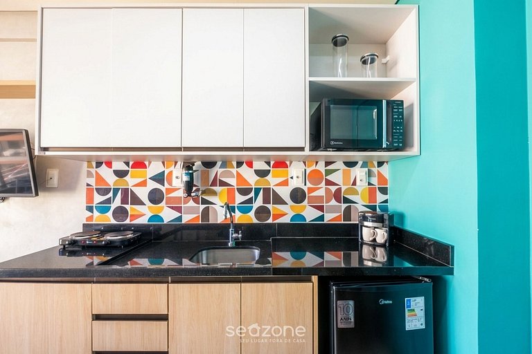 Studio en Cond. con Piscina en Barra BPM0102