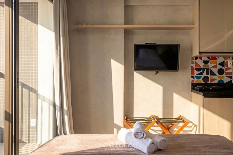 Studio en Cond. con Piscina en Barra BPM0102