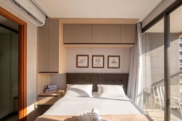 Studio en Cond. con Piscina en Barra BPM0102