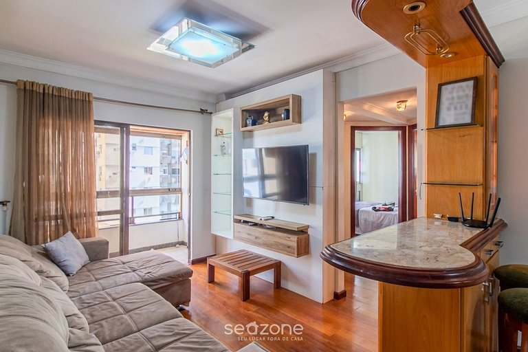 Apto em cond. c/ vista p/ Mar na Barra Sul MDA0501