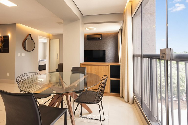 Apt a apenas 750m do Shopping Flamboyant WSL0408