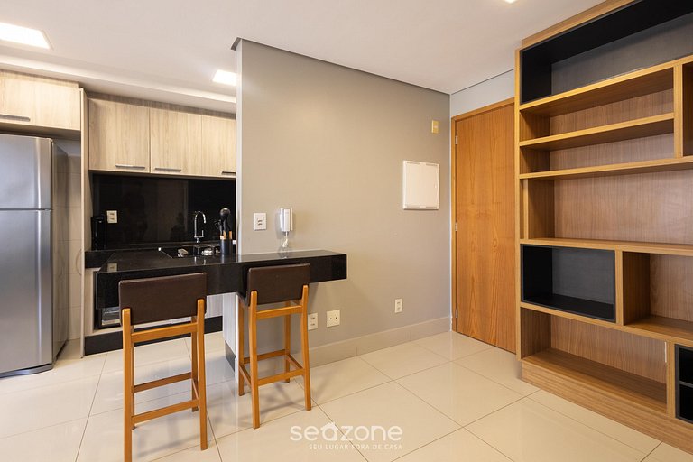 Apt a apenas 750m do Shopping Flamboyant WSL0408