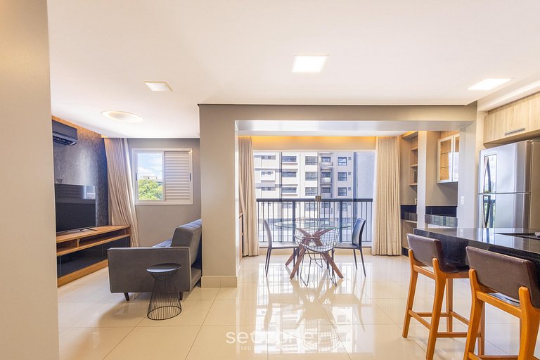 Apt a apenas 750m do Shopping Flamboyant WSL0408