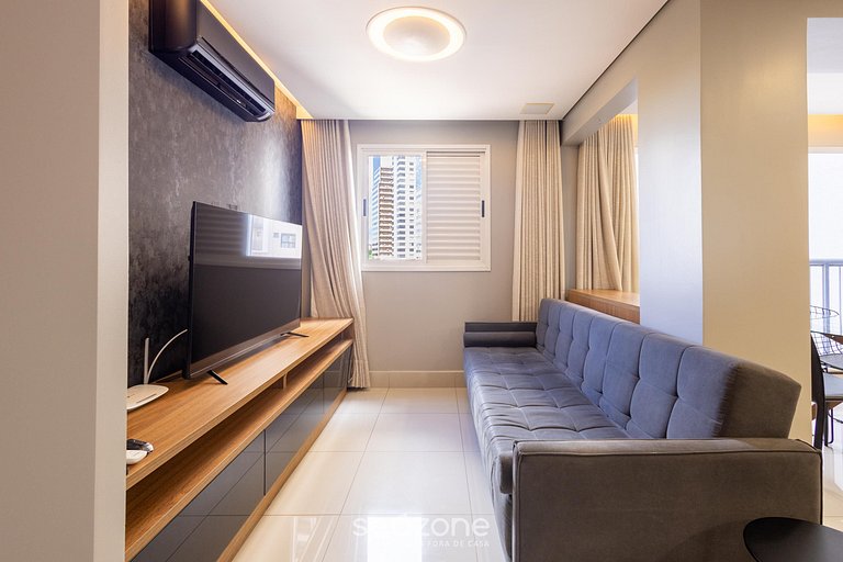 Apt a apenas 750m do Shopping Flamboyant WSL0408