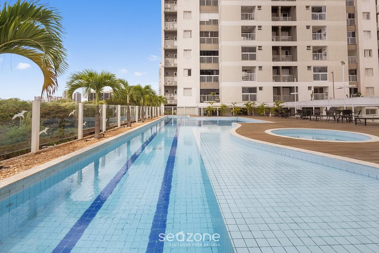 Apt a apenas 750m do Shopping Flamboyant WSL0408