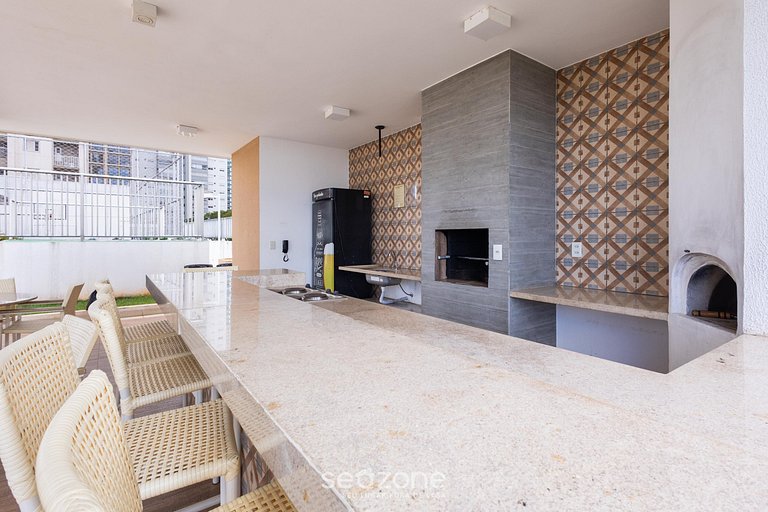 Apt a apenas 750m do Shopping Flamboyant WSL0408