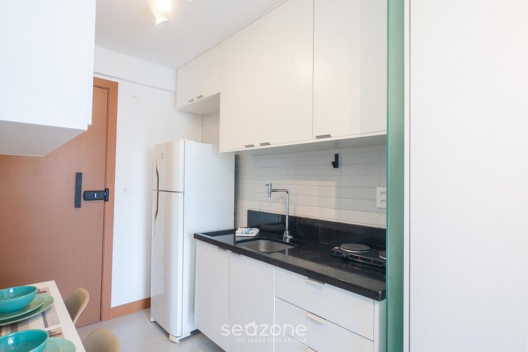 Studio a 500m da Praia em edf. c/ piscina ZNB1508