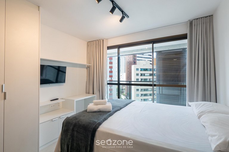 Studio a 500 m del Mar en edif. c/ piscina ZNB1508