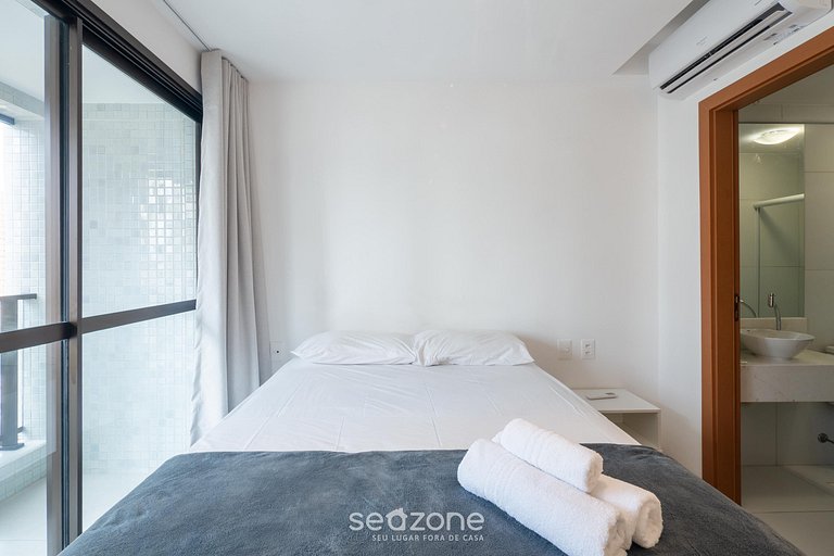 Studio a 500 m del Mar en edif. c/ piscina ZNB1508