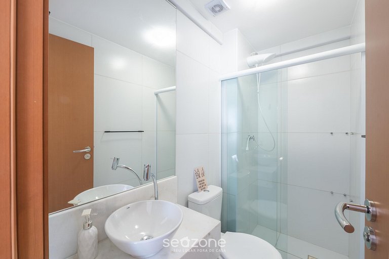 Studio a 500m da Praia em edf. c/ piscina ZNB1508