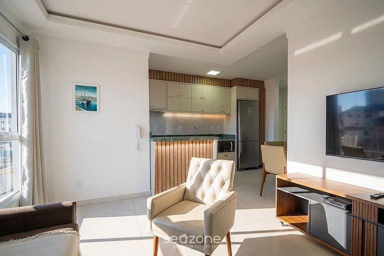 Apto em Cond. c/ Piscina a 500m da praia ALV0203