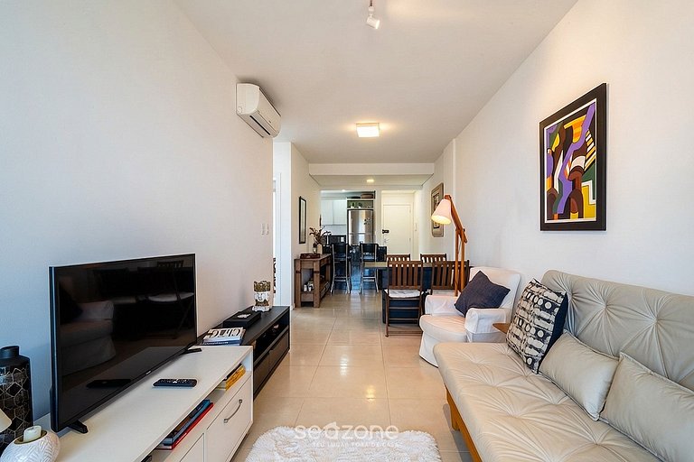 Apto c/ churrasq. privativa no Itacorubi GER0504