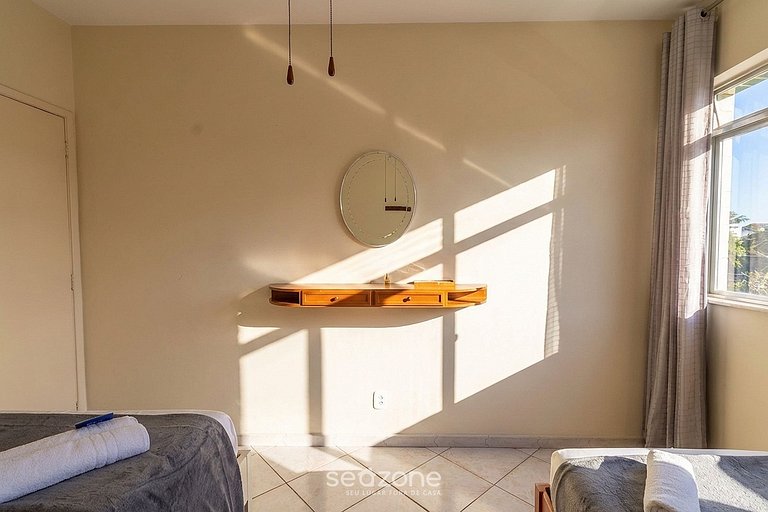 Apto en edificio c/ AA en el Centro de CF SOG0104