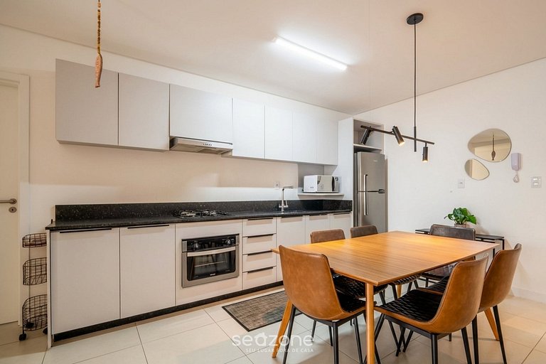 Apto em cond. c/ churrasq. priv. Ingleses CNCD0202