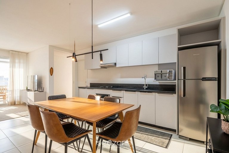 Apto em cond. c/ churrasq. priv. Ingleses CNCD0202