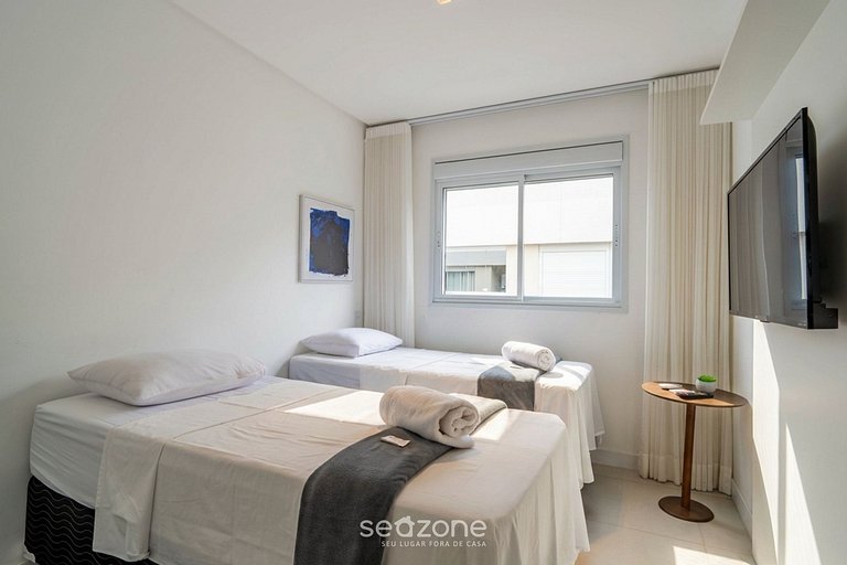 Apto em cond. c/ churrasq. priv. Ingleses CNCD0202