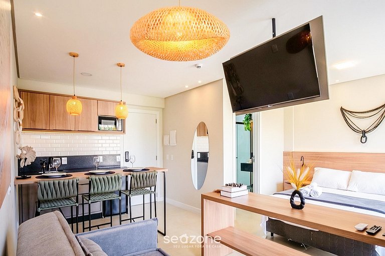 Studio em Cond. c/ Piscina em Imbituba RSO0024