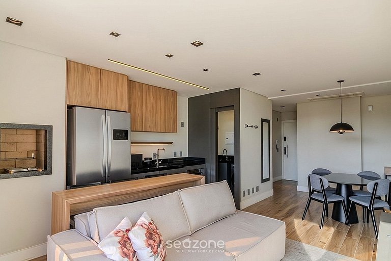 Apto en condo c/ piscina y parrilla priv. TSO0313