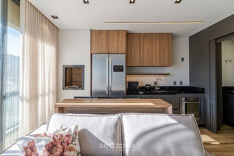 Apto en condo c/ piscina y parrilla priv. TSO0313