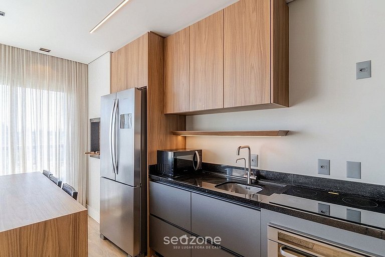 Apto en condo c/ piscina y parrilla priv. TSO0313