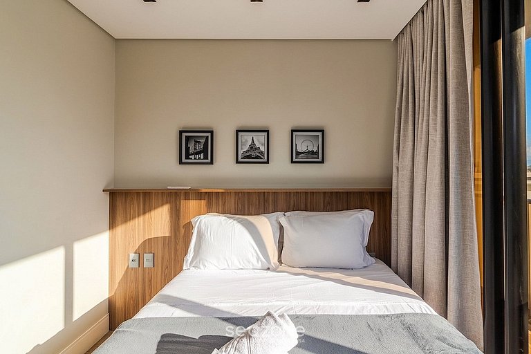 Apto en condo c/ piscina y parrilla priv. TSO0313