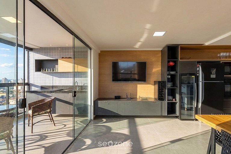 Depto en Cond. c/ Jacuzzi priv y Vista Mar CLI0018