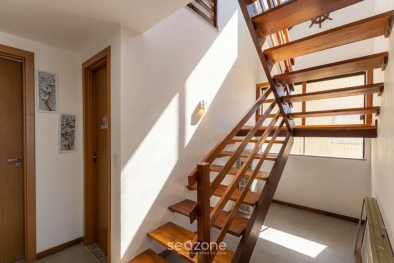 Depto en Cond. c/ Jacuzzi priv y Vista Mar CLI0018