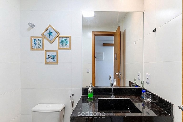 Depto en Cond. c/ Jacuzzi priv y Vista Mar CLI0018