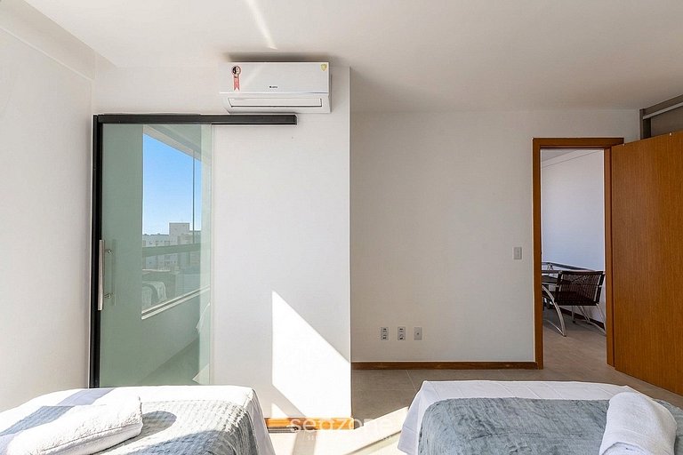 Depto en Cond. c/ Jacuzzi priv y Vista Mar CLI0018