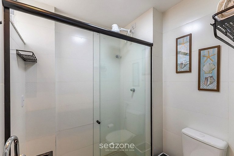 Depto en Cond. c/ Jacuzzi priv y Vista Mar CLI0018