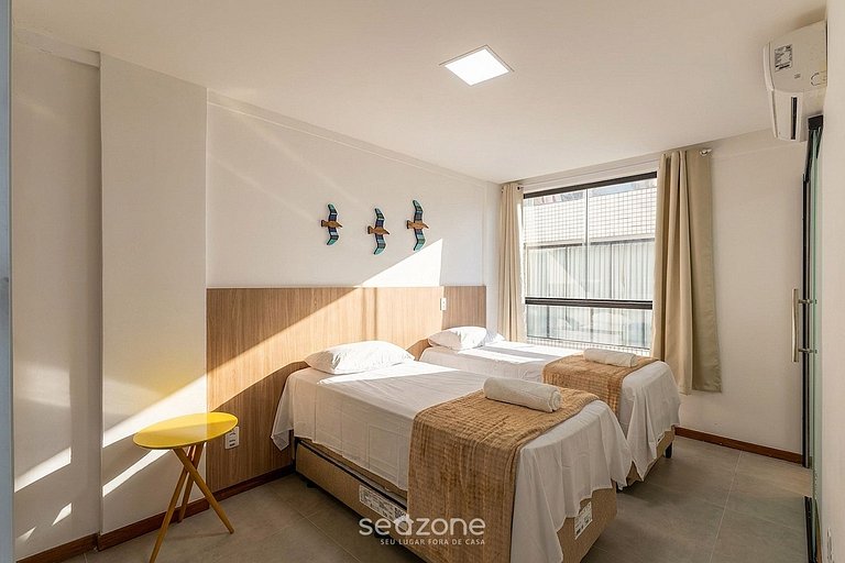 Depto en Cond. c/ Jacuzzi priv y Vista Mar CLI0018