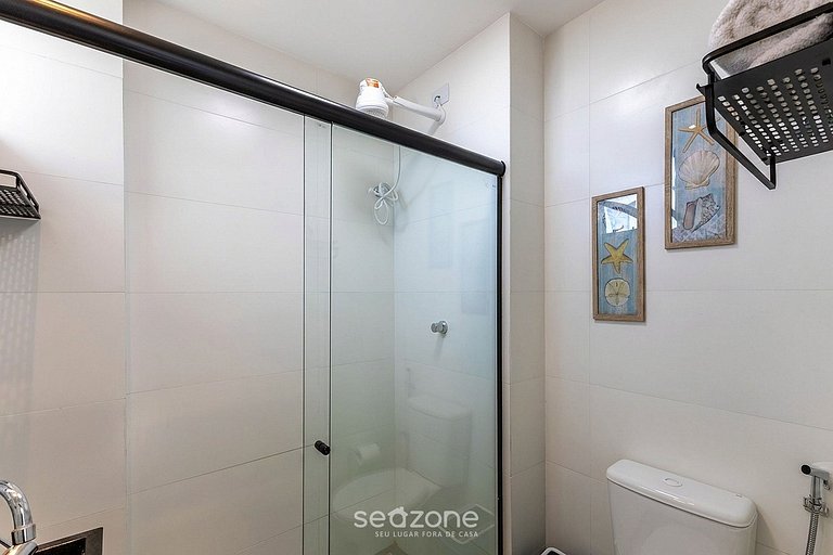 Depto en Cond. c/ Jacuzzi priv y Vista Mar CLI0018