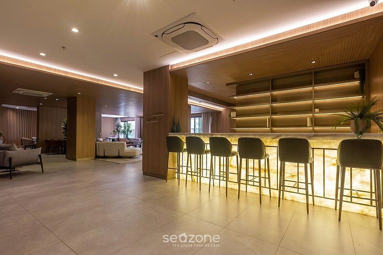 Studio Moderno em Cond. c/ academia HMJ0517