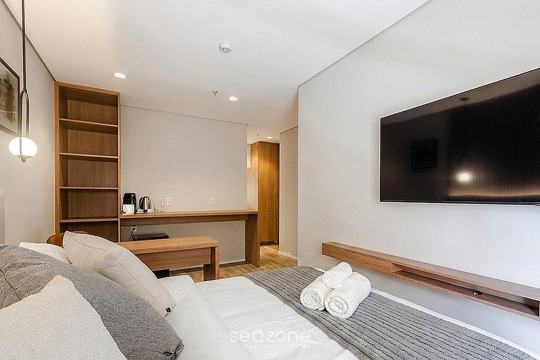 Studio en condo. con gimnasio en Jardins HMJ0301