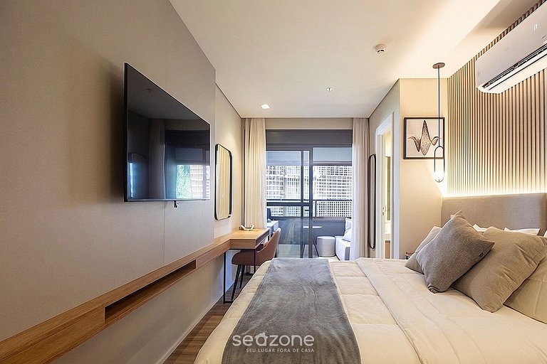 Studio en Cond. c/ Gimnasio en Jardins HMJ0407