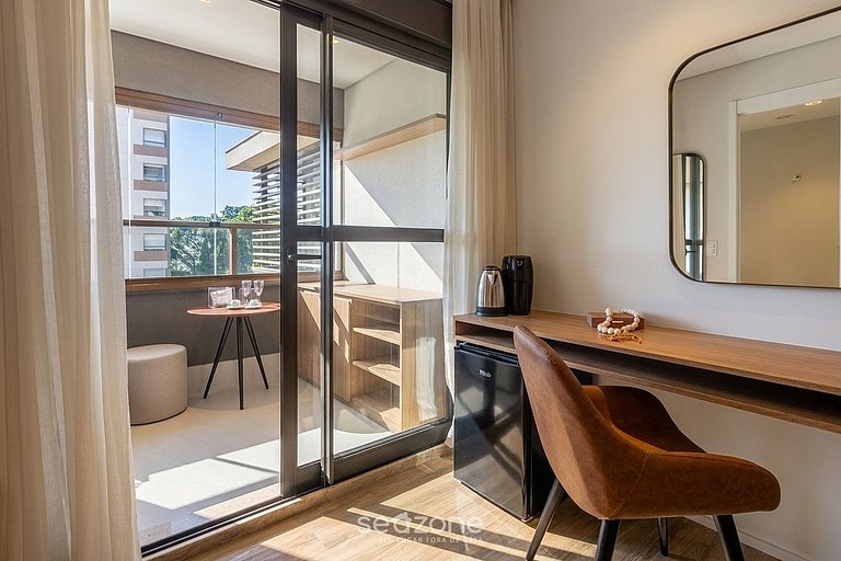 Studio en Cond. c/ Balcón en Jardins HMJ0309