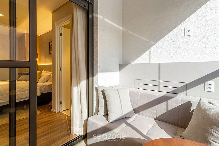 Studio en condo c/ Gym en Jardins HMJ0419