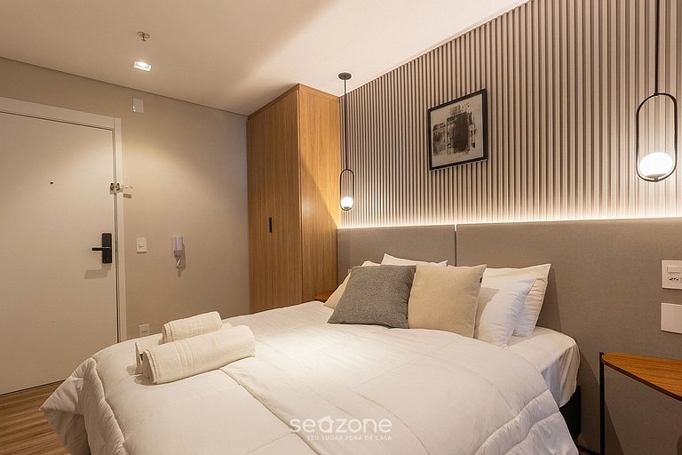 Studio en condo c/ Gym en Jardins HMJ0419