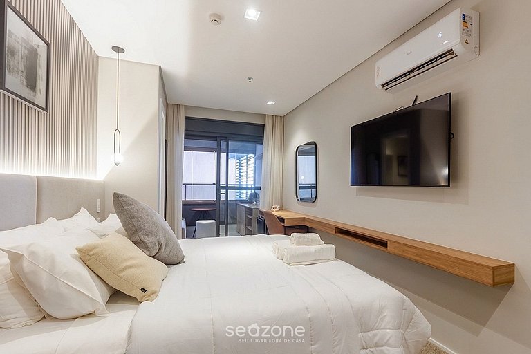 Studio en condo c/ Gym en Jardins HMJ0419