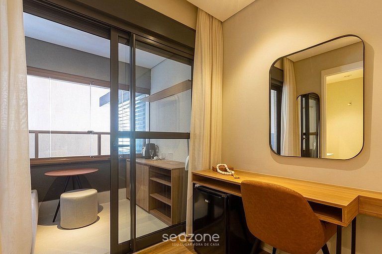 Studio en condo c/ Gym en Jardins HMJ0419