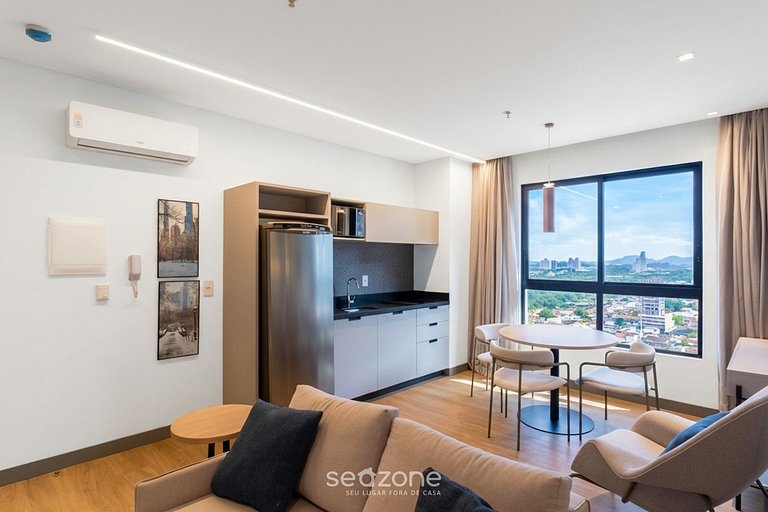 Apartamento moderno a 300 metros da praia FNK1905