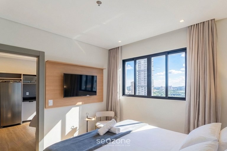 Apartamento moderno a 300 metros da praia FNK1905