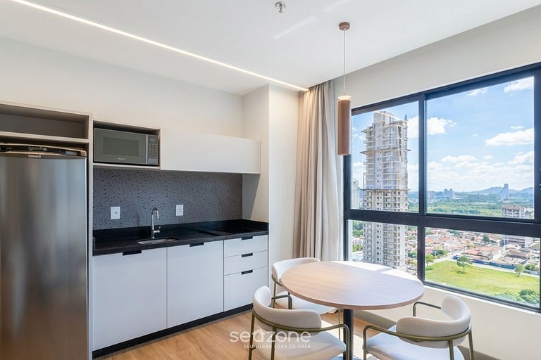 Apartamento moderno a 300 metros da praia FNK1905