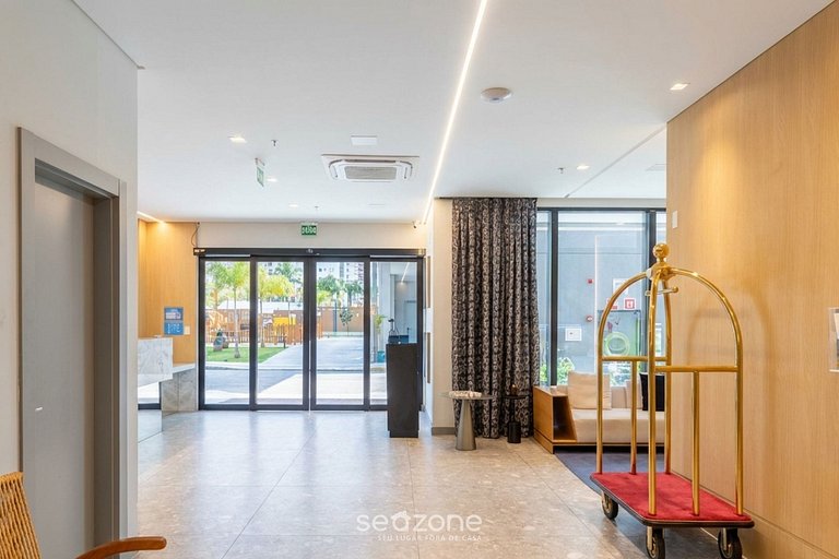 Apartamento moderno a 300 metros da praia FNK1905