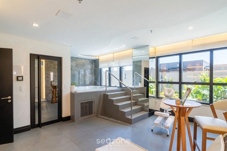 Apartamento moderno a 300 metros da praia FNK1905